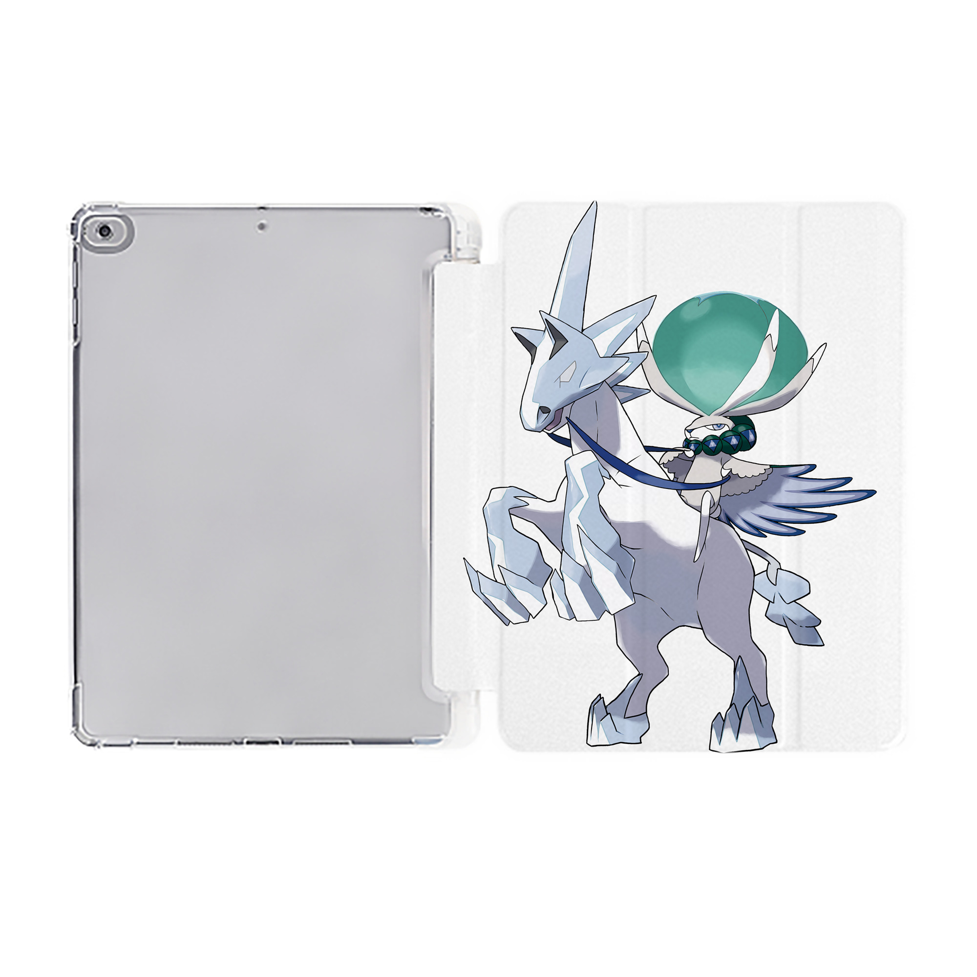 （画像用） ポケットモンスター Pokémon IPad ケース ペン収納付き 三つ折りスタンド PUレザー×シリコン 対応機種9.5/10.5/10.9インチ